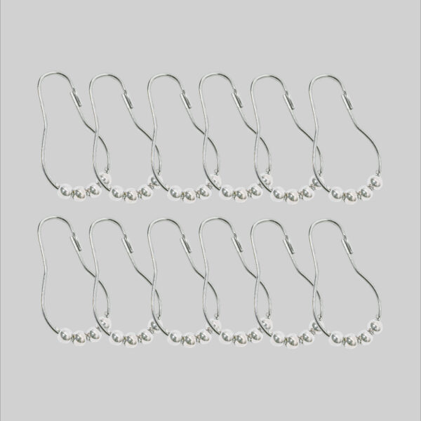 010219801 - STEEL RING W4 BALLS Badeforhængsringe i stål med kugler