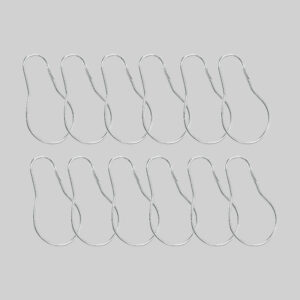 010319801 - STEEL RING CHROME Badeforhængsringe i stål