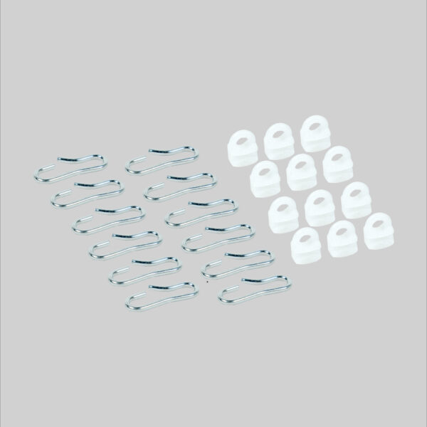 Glidere m/krog til kabinestang