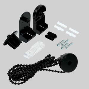 3000100 - KIT FITTING RB - SORT Reservedele til rullegardiner