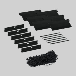 72991600 - KIT VTB SET BLACK Reservedele til lamelgardin – bundsæt