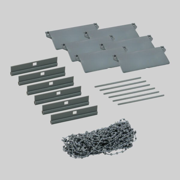 Reservedele til lamelgardin – bundsæt