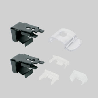 74005001 - KIT NEW TOUCH SPLIT - SORT Reservedele til Touch Split plisségardin, sort