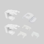 74005131 - KIT NEW TOUCH SPLIT - HVID Reservedele til Touch Split plisségardin